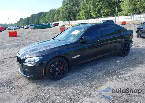 2013 BMW 750Li xDrive from USA, damaged, VIN WBAYF8C54DD141690